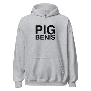 Pig Benis Grey Hoodie