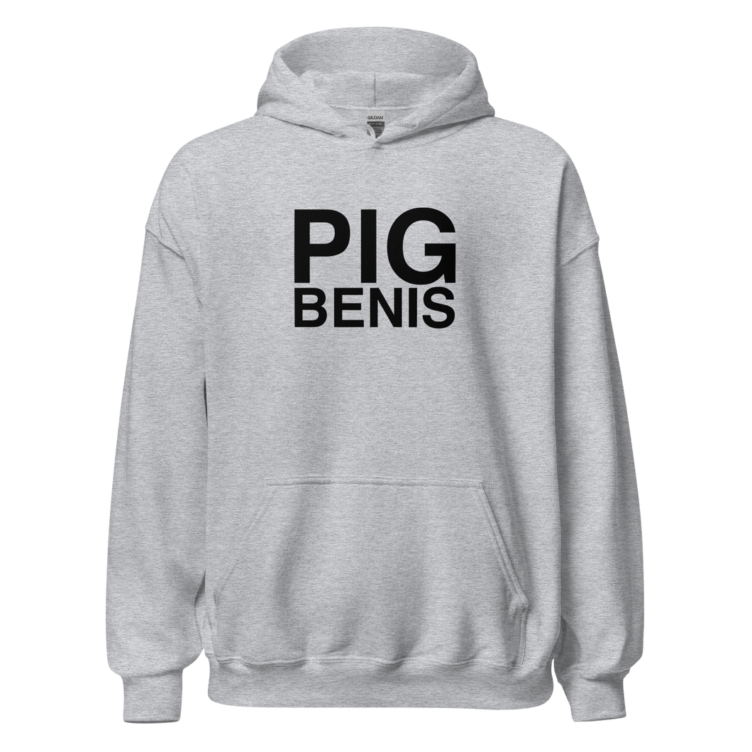 Pig Benis Grey Hoodie